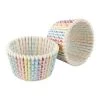 Tala Pack Of 32 Grad Rainbow Dot Baking Cases -CheapPASTRY, ICING Store 10A00194 Tala 32 Rainbow Dots Cupcake Cases