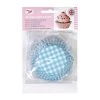 Tala 32 Blue Gingham Cupcake Cases -CheapPASTRY, ICING Store 10A01853 Tala 32 Blue Gingham Cupcake Cases