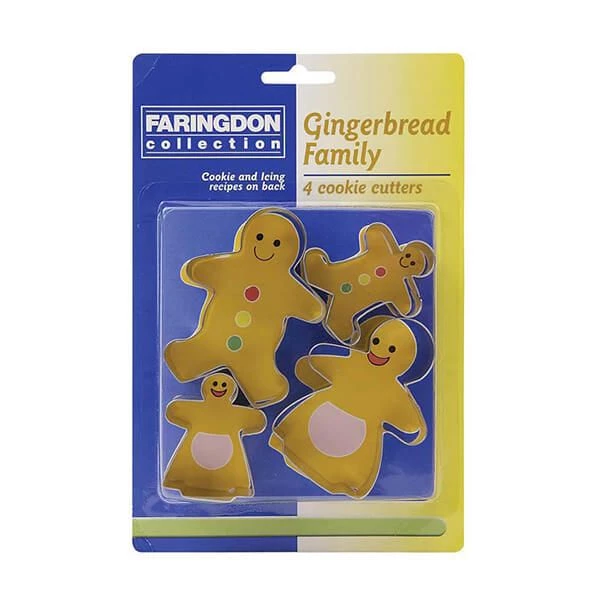 Dexam Gingerbread Family Cookie Cutter Set 4 Dexam Gingerbread Family Cookie Cutter Set - Image 2