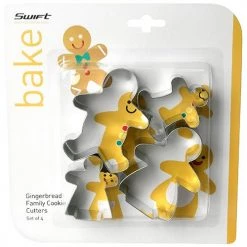 Dexam Gingerbread Family Cookie Cutter Set