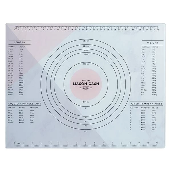 Mason Cash Innovative Kitchen Glass Pastry Board 45x35 2 Mason Cash Innovative Kitchen Glass Pastry Board 45x35
