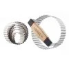 Bakehouse & Co. Bakehouse & Co 7 Piece Stainless Steel Crinkle Edge Cookie Cutter Set -CheapPASTRY, ICING Store BHCUTCRINK BAKEHOUSE 7 PCE S S CRINKLE EDGE COOKIE CUTTER SET