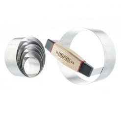 Bakehouse & Co. Bakehouse & Co 7 Piece Stainless Steel Straight Edge Cookie Cutter Set