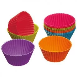 Colourworks Pack Of Twelve Silicone 7cm Cupcake Cases