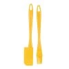 Fusion Twist Mini Pastry Brush & Jar Scraper Set Yellow -CheapPASTRY, ICING Store FTPBRSHSETYEL Fusion Twist 2 Pack Mini Pastry Brush and Jar Set Yellow