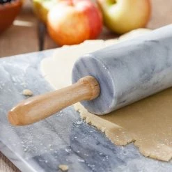 Judge White Marble Rolling Pin 47 X 6cm -CheapPASTRY, ICING Store H350 Judge Marble White 47x6cm Rolling Pin 2