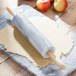 Judge White Marble Rolling Pin 47 X 6cm -CheapPASTRY, ICING Store H350 Judge Marble White 47x6cm Rolling Pin 4
