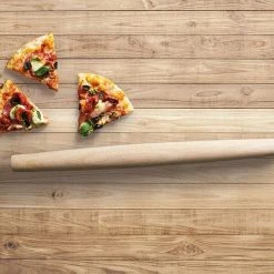 World Of Flavours Italian Wooden Rolling Pin 50cm -CheapPASTRY, ICING Store ICWRP World of Flavours Italian Wooden Rolling Pin 50cm 2