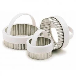 KitchenCraft Fluted Pastry Cutters, Set Of Three