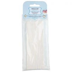 Sweetly Does It Pack Of Fifty 15cm Cake Pop Sticks -CheapPASTRY, ICING Store KCPOPSTKLRG50 Sweetly Does It Pack Of Fifty 15cm Cake Pop Sticks New