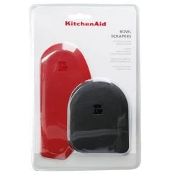 KitchenAid 2-Piece Scraper And Silicone Bowl Scraper Set Empire Red & Onyx Black -CheapPASTRY, ICING Store KQG068OHERE KitchenAid 2 Piece Scraper Set 5