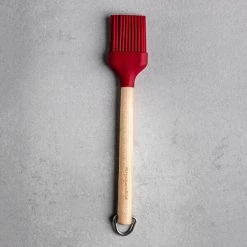 KitchenAid Birchwood Pastry Brush With Silicone Head Red -CheapPASTRY, ICING Store KQR733OHERE KitchenAid Birchwood Pastry Brush Red 5