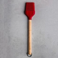 KitchenAid Birchwood Basting Brush With Silicone Head Red -CheapPASTRY, ICING Store KQR753OHERE KitchenAid Birchwood Basting Brush Red 5