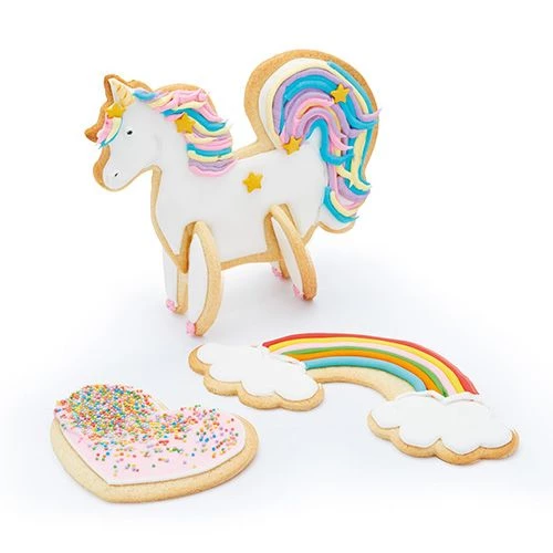 Sweetly Does It 3D Standing Unicorn Cookie Cutter Set Of 5 4 Sweetly Does It 3D Standing Unicorn Cookie Cutter Set Of 5 - Image 3
