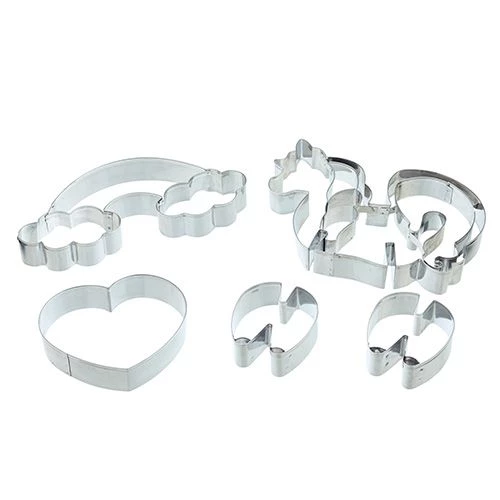 Sweetly Does It 3D Standing Unicorn Cookie Cutter Set Of 5 2 Sweetly Does It 3D Standing Unicorn Cookie Cutter Set Of 5