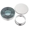 Judge Round Cutters Crinkle Edge (Set Of Six) -CheapPASTRY, ICING Store TC201 Judge Bakeware Set 6 Round Crinkle Edge Cutters