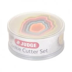 Judge Coloured Cupcake Cutters (Set Of Five) -CheapPASTRY, ICING Store TC352 Judge Kitchen 5 Piece Cookie Cutter Cupcake 3
